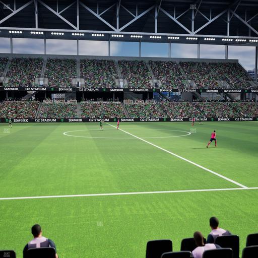 Q2 Stadium - Section Lexus Club 114 Seat View