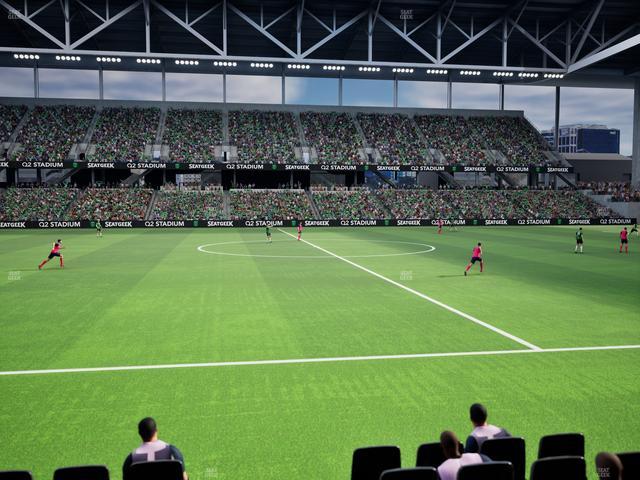 Q2 Stadium - Section Lexus Club 114 Seat View