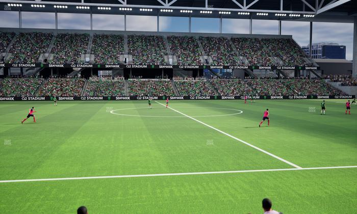 Q2 Stadium - Section Lexus Club 114 Seat View