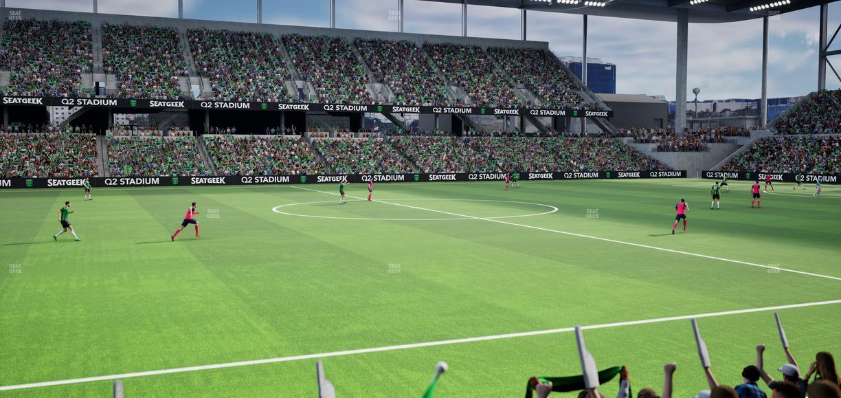 Q2 Stadium - Section Lexus Club 115 Seat View