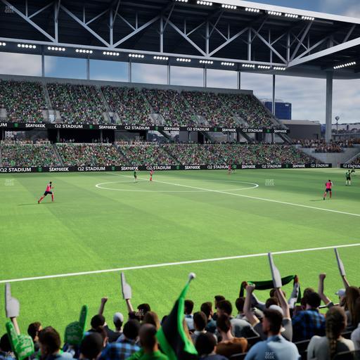 Q2 Stadium - Section Lexus Club 115 Seat View