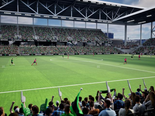 Q2 Stadium - Section Lexus Club 115 Seat View