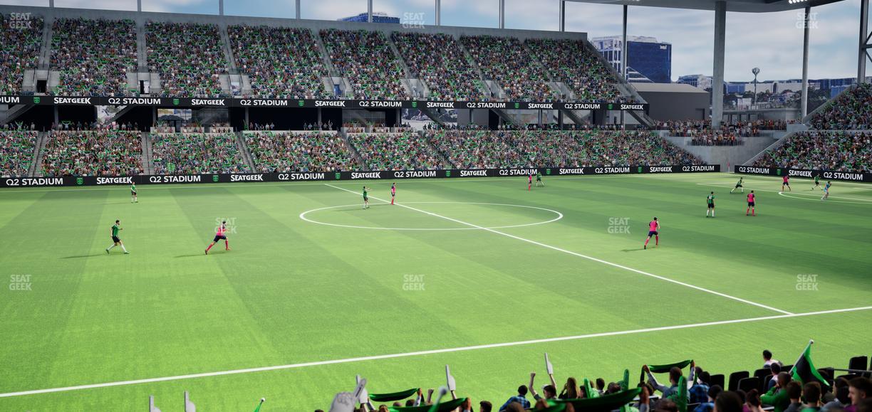 Q2 Stadium - Section Lexus Club 115 Seat View