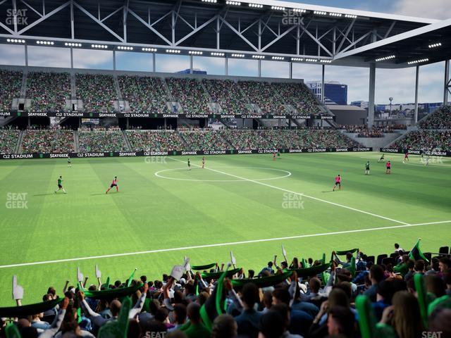 Q2 Stadium - Section Lexus Club 115 Seat View