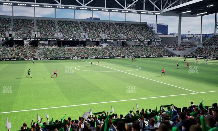 Q2 Stadium - Section Lexus Club 115 Seat View