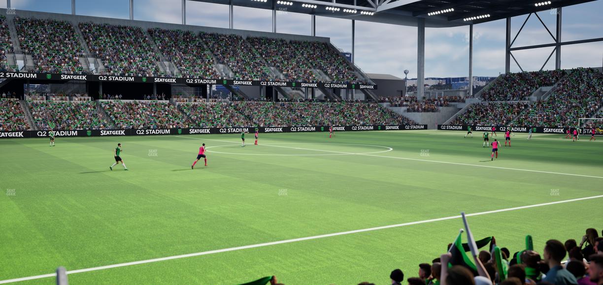 Q2 Stadium - Section Lexus Club 116 Seat View