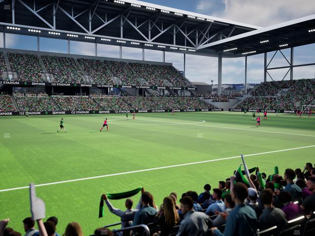 Q2 Stadium - Section Lexus Club 116 Seat View