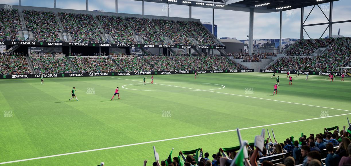 Q2 Stadium - Section Lexus Club 116 Seat View