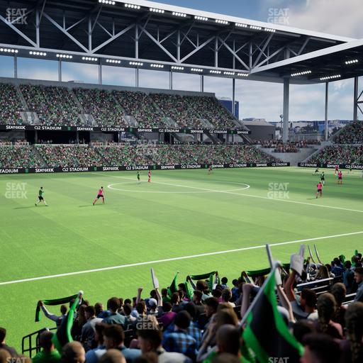 Q2 Stadium - Section Lexus Club 116 Seat View