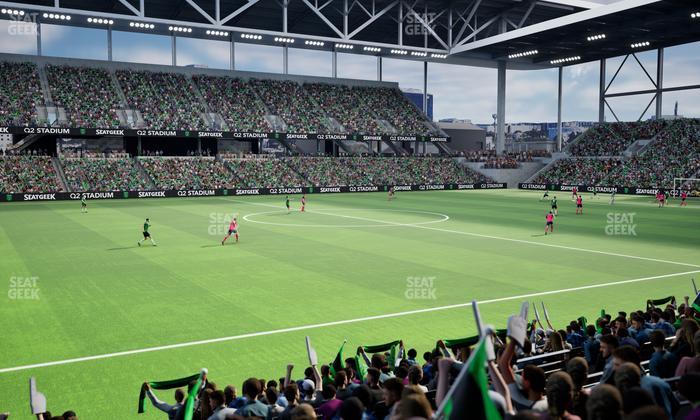 Q2 Stadium - Section Lexus Club 116 Seat View