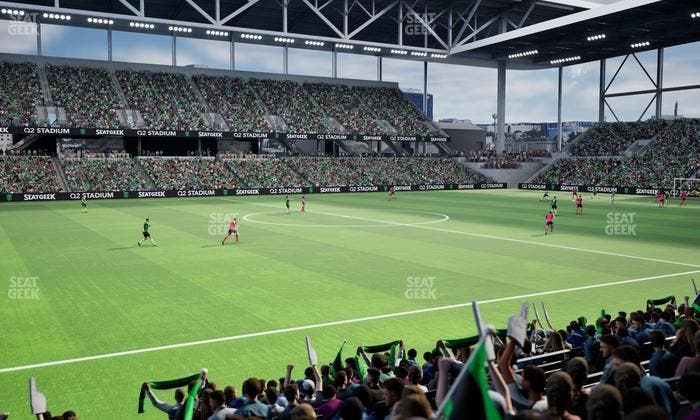 Q2 Stadium - Section Lexus Club 116 Seat View