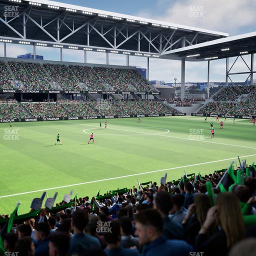 Q2 Stadium - Section Lexus Club 117 Seat View