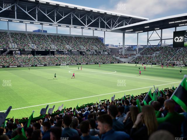 Q2 Stadium - Section Lexus Club 117 Seat View