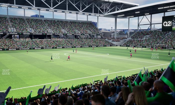 Q2 Stadium - Section Lexus Club 117 Seat View