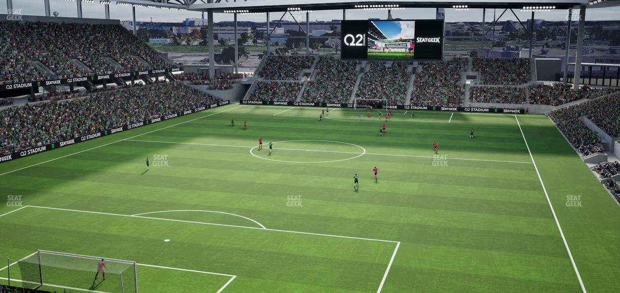 Q2 Stadium - Section Loft 2 Seat View