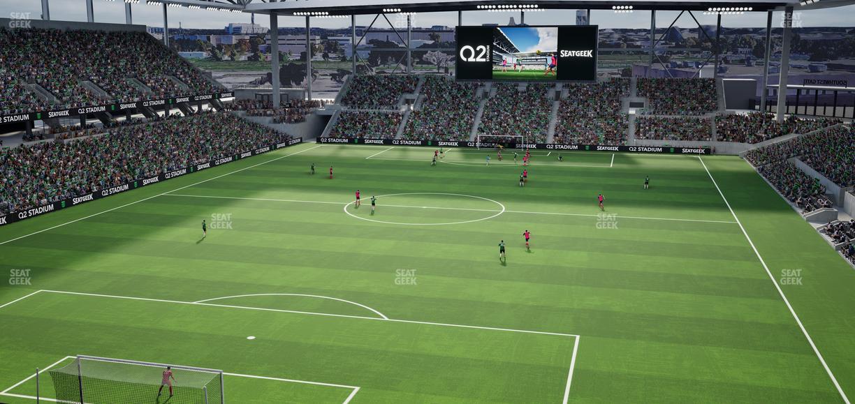 Q2 Stadium - Section Loft 3 Seat View