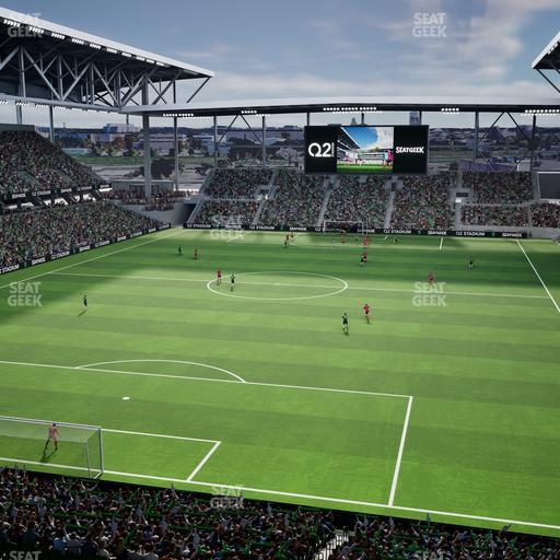 Q2 Stadium - Section Loft 3 Seat View