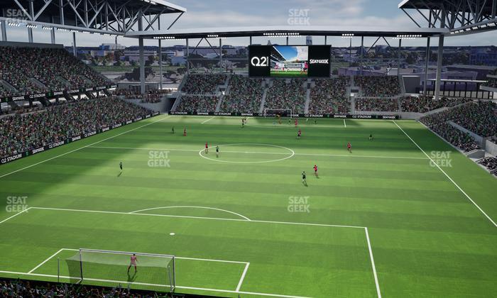 Q2 Stadium - Section Loft 4 Seat View