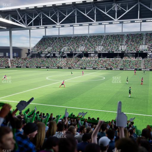 Q2 Stadium - Section Loge 111 A Seat View