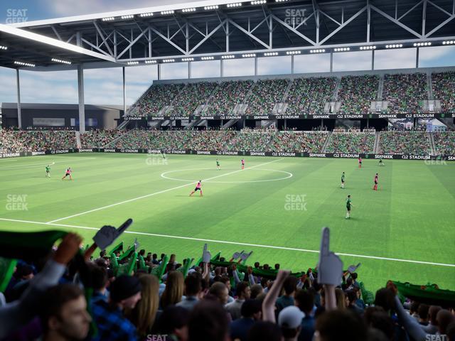 Q2 Stadium - Section Loge 111 A Seat View