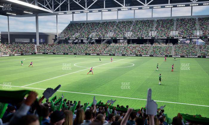 Q2 Stadium - Section Loge 111 A Seat View