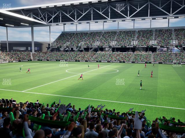 Q2 Stadium - Section Loge 111 B Seat View