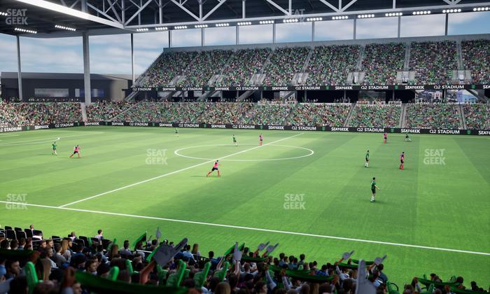 Q2 Stadium - Section Loge 111 B Seat View