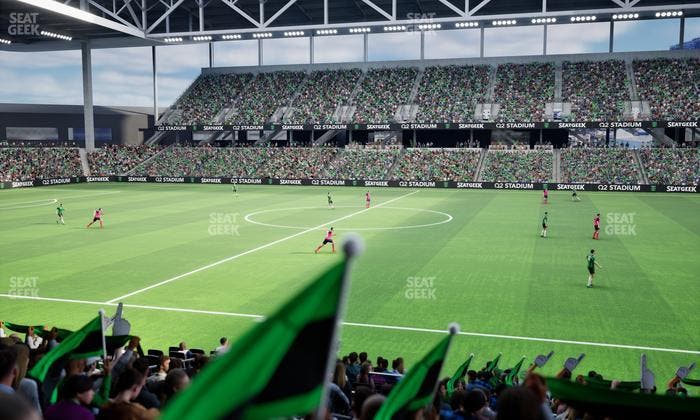 Q2 Stadium - Section Loge 111 C Seat View