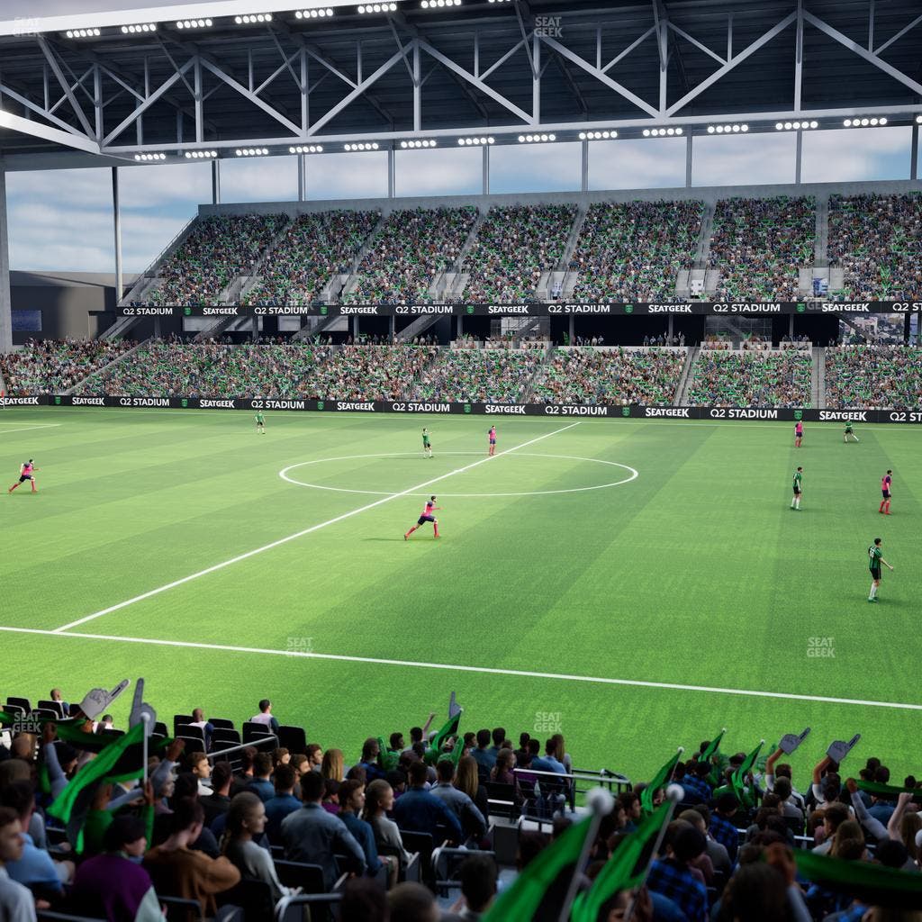 Q2 Stadium - Section Loge 111 D Seat View
