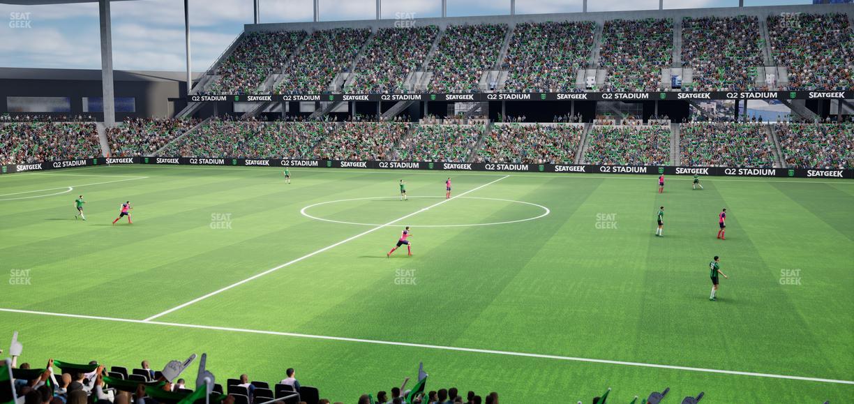 Q2 Stadium - Section Loge 111 D Seat View