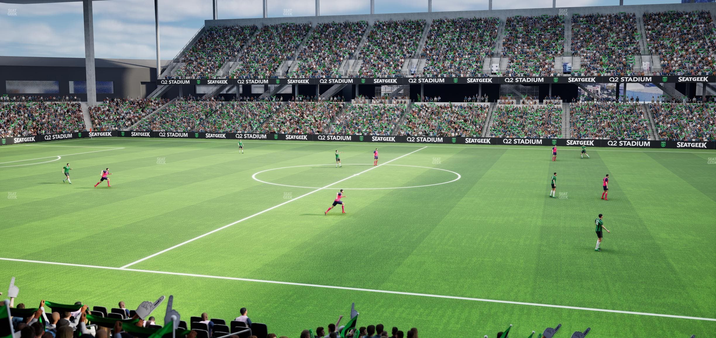 Q2 Stadium - Section Loge 111 D Seat View