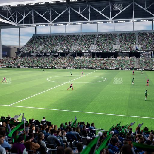 Q2 Stadium - Section Loge 111 D Seat View