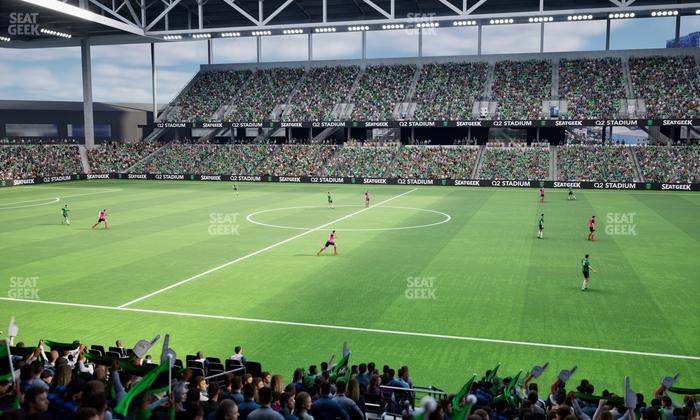 Q2 Stadium - Section Loge 111 D Seat View