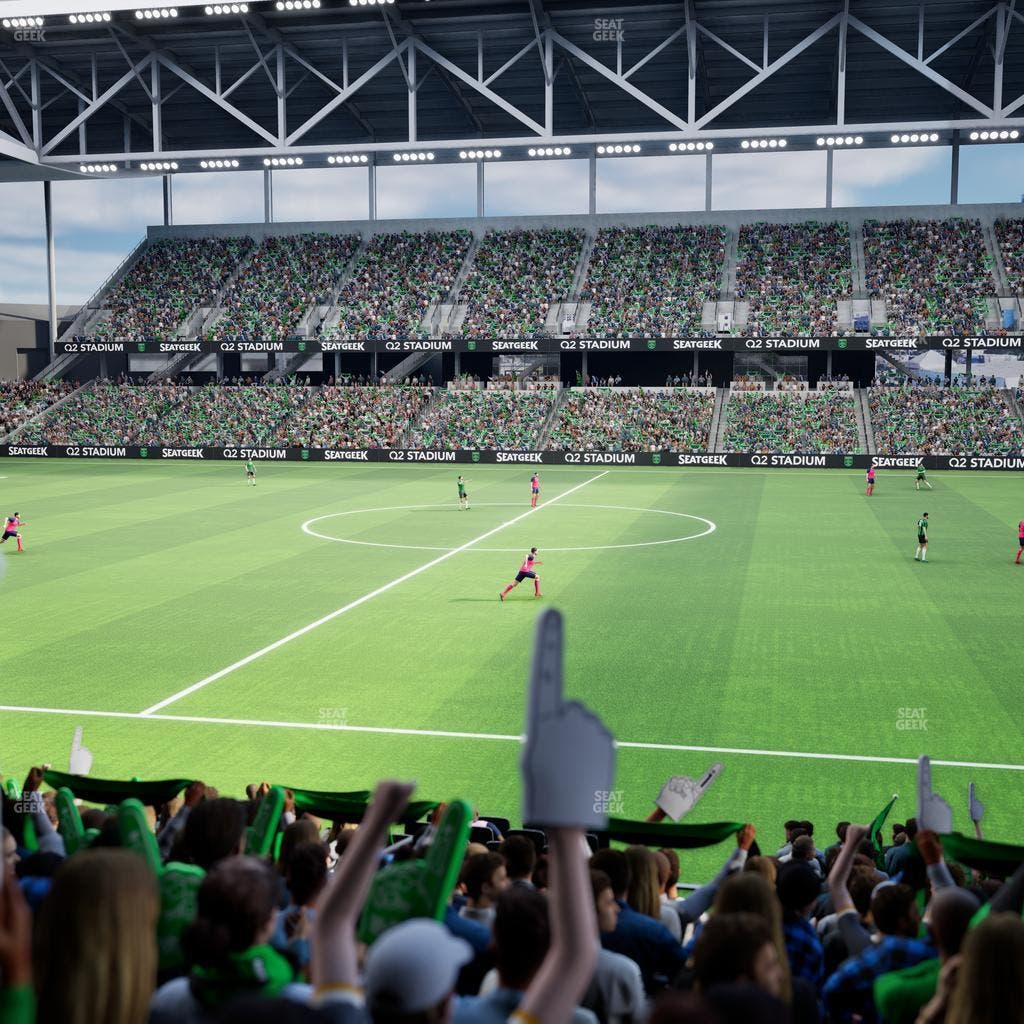 Q2 Stadium - Section Loge 112 A Seat View