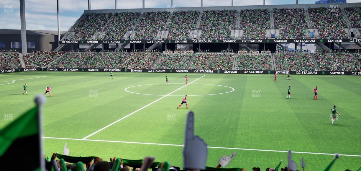 Q2 Stadium - Section Loge 112 A Seat View