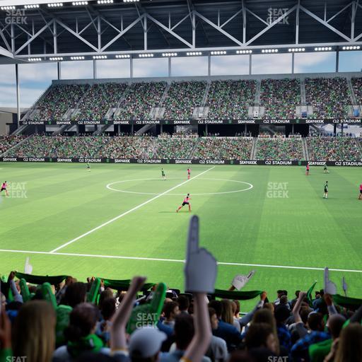 Q2 Stadium - Section Loge 112 A Seat View