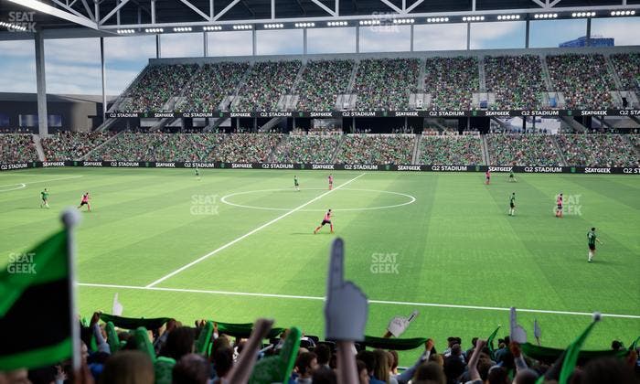 Q2 Stadium - Section Loge 112 A Seat View