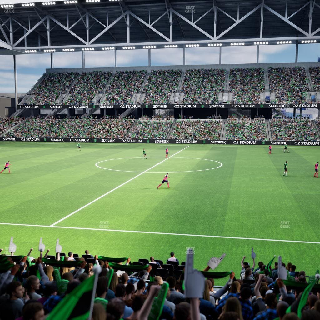 Q2 Stadium - Section Loge 112 B Seat View
