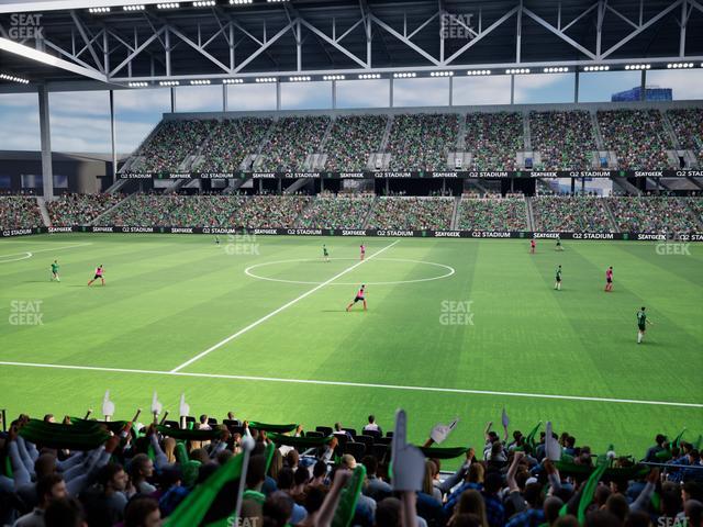 Q2 Stadium - Section Loge 112 B Seat View