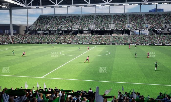 Q2 Stadium - Section Loge 112 B Seat View