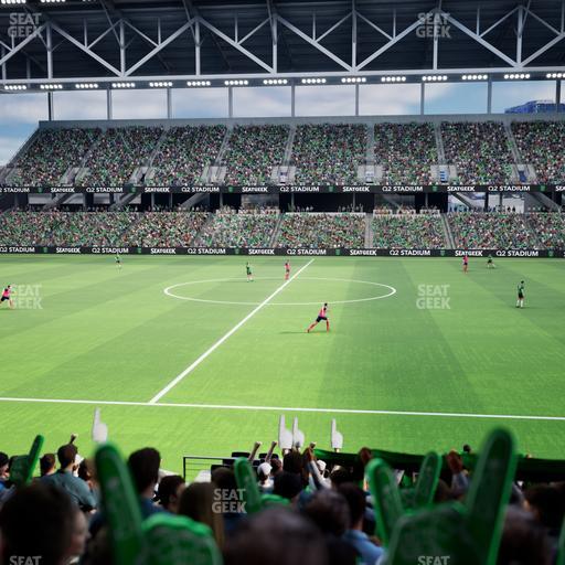 Q2 Stadium - Section Loge 112 C Seat View