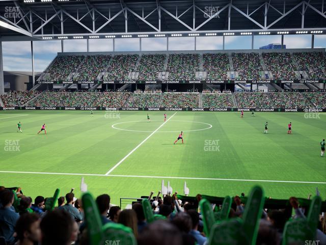 Q2 Stadium - Section Loge 112 C Seat View