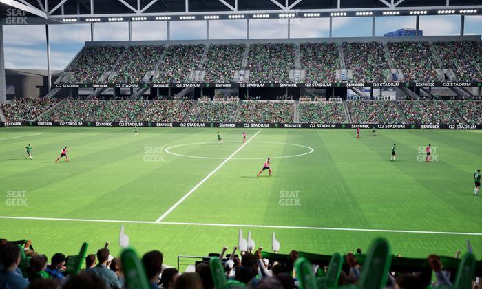 Q2 Stadium - Section Loge 112 C Seat View