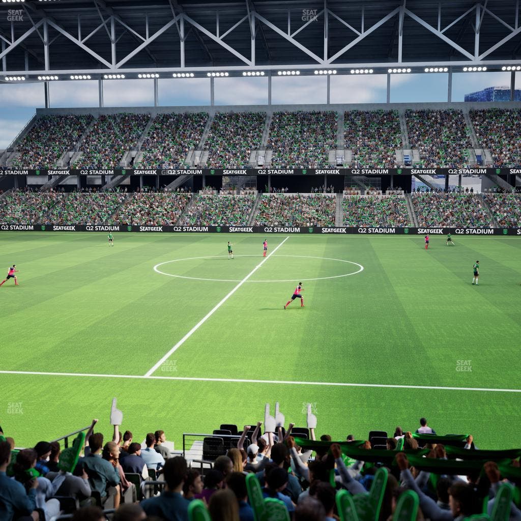 Q2 Stadium - Section Loge 112 D Seat View