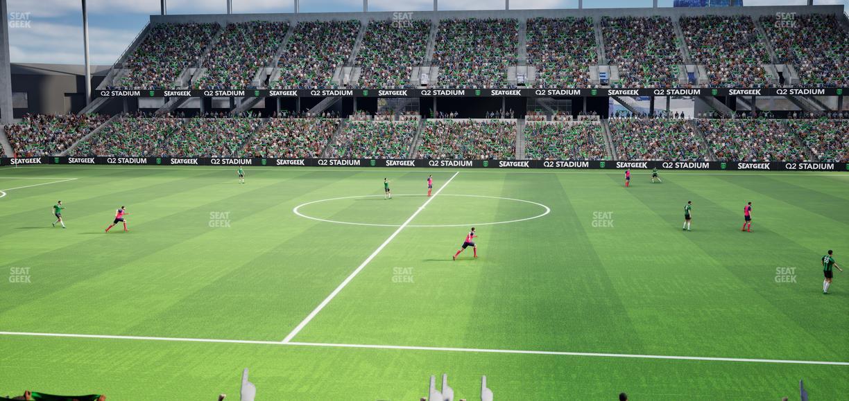 Q2 Stadium - Section Loge 112 D Seat View