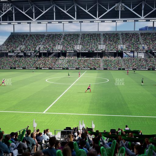 Q2 Stadium - Section Loge 112 D Seat View