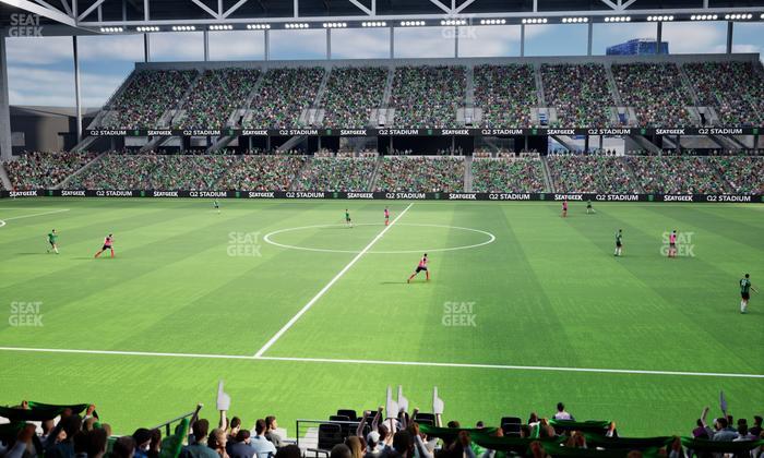 Q2 Stadium - Section Loge 112 D Seat View