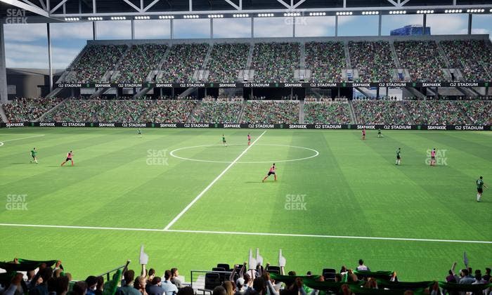 Q2 Stadium - Section Loge 112 D Seat View