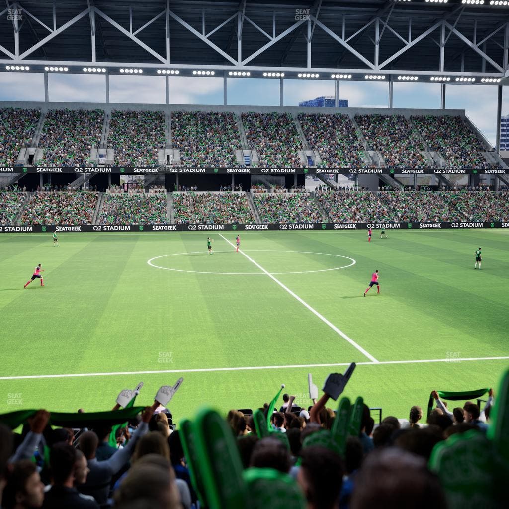 Q2 Stadium - Section Loge 114 A Seat View