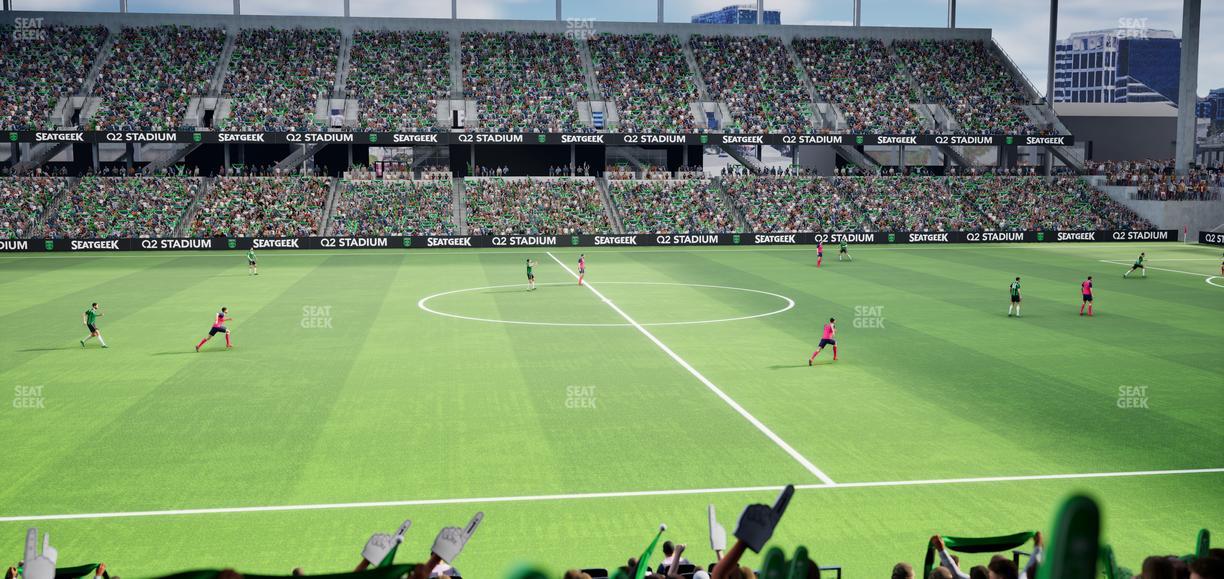 Q2 Stadium - Section Loge 114 A Seat View